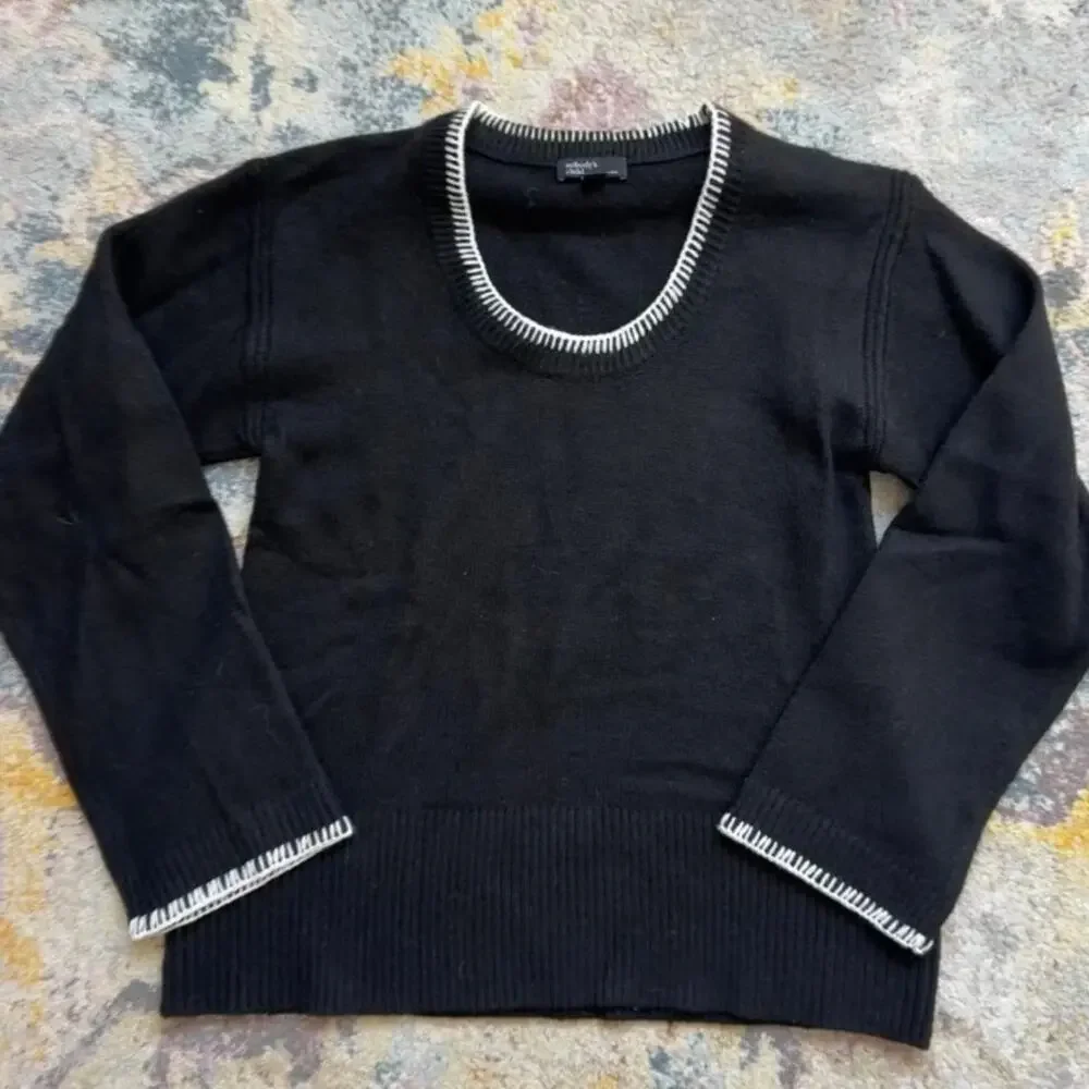 Nobody's Child Whip Stitch Wool Scoop Neck Jumper & Skirt SET